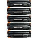 5 stuks HP 83X (CF283X) toner zwart hoge capaciteit (Ink Hero Huismerk)