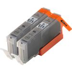 2 stuks Canon CLI-571XL inktcartridges grijs hoge capaciteit (Ink Hero Huismerk)