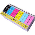 12 stuks Epson T0807 inktcartridges (Ink Hero Huismerk)