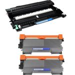 3 stuks Brother TN2010 & DR2200 toner en drum (Ink Hero Huismerk)