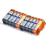 10 stuks Canon PGI-520 & CLI-521 inktcartridges (Ink Hero Huismerk)