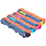 Brother TN241 & TN245 toner BK / C / M / Y zwart + 3 kleuren hoge capaciteit (Ink Hero Huismerk)