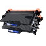 2 stuks Brother TN3480 toner zwart hoge capaciteit (Ink Hero Huismerk)