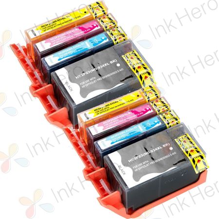 8 stuks HP 934XL & HP 935XL inktcartridges hoge capaciteit (Ink Hero Huismerk)