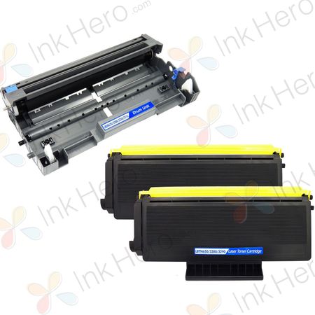 3 stuks Brother TN3280 / DR3200 toner & drum hoge capaciteit (Ink Hero Huismerk)