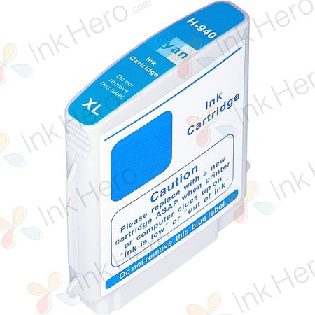 HP 940XL (C4903AE) inktcartridge cyaan hoge capaciteit (Ink Hero Huismerk)