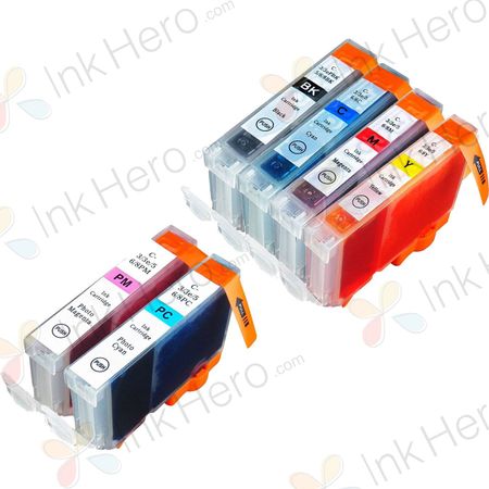 6 stuks Canon CLI-8 inktcartridges (Ink Hero Huismerk)