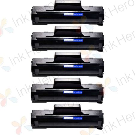 5 stuks HP 106A (W1106A) toner zwart (Ink Hero Huismerk)