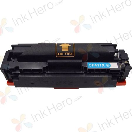 HP 410X (CF411X) toner cyaan hoge capaciteit (Ink Hero Huismerk)