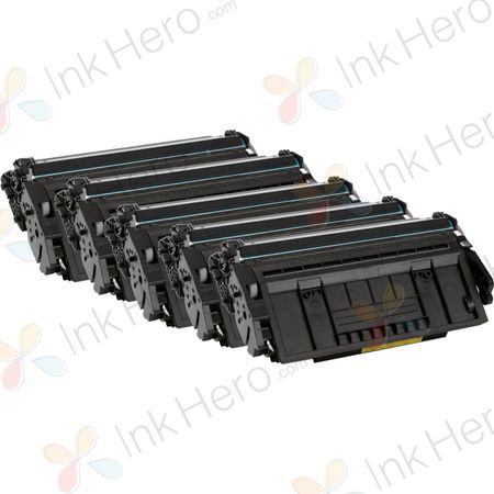 5 stuks HP 87A (CF287A) toner zwart (Ink Hero Huismerk)