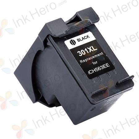 HP 301XL (CH563EE) inktcartridge zwart hoge capaciteit (Ink Hero Huismerk)