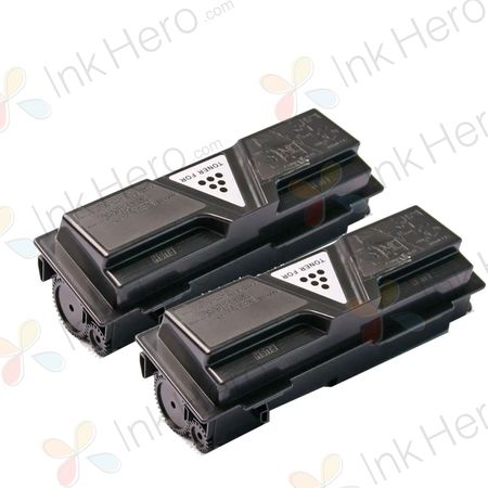 2 stuks Kyocera TK-1140 toner (Ink Hero Huismerk)