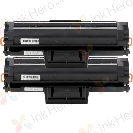 2 stuks Samsung MLT-D111L toner zwart hoge capaciteit (Ink Hero Huismerk)