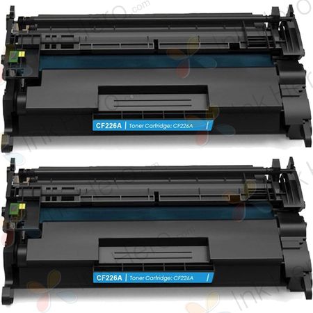 2 stuks HP 26A (CF226A) toner zwart (Ink Hero Huismerk)