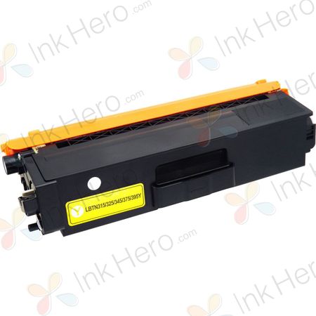 Brother TN325Y (TN320Y) toner geel hoge capaciteit (Ink Hero Huismerk)