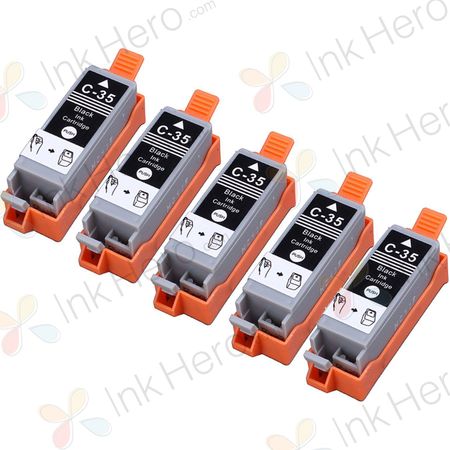 5 stuks Canon PGI-35 inktcartridges (Ink Hero Huismerk)