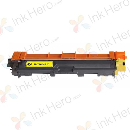 Brother TN242Y inktcartridge geel ultra hoge capaciteit (Ink Hero Huismerk)