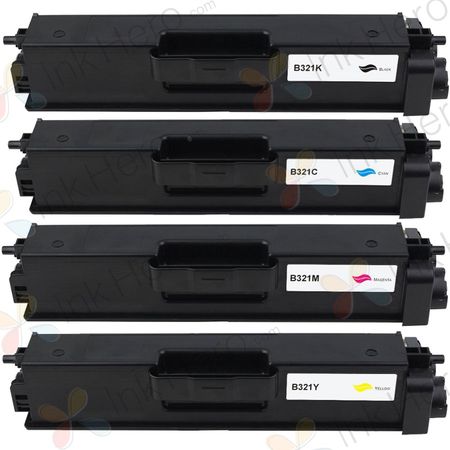 4 stuks Brother TN321 toner (Ink Hero Huismerk)