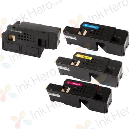 4 stuks Xerox Phaser 6020 toner (Ink Hero Huismerk)