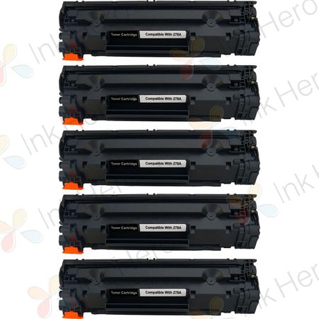 5 stuks HP 78A (CE278A) toner zwart (Ink Hero Huismerk)