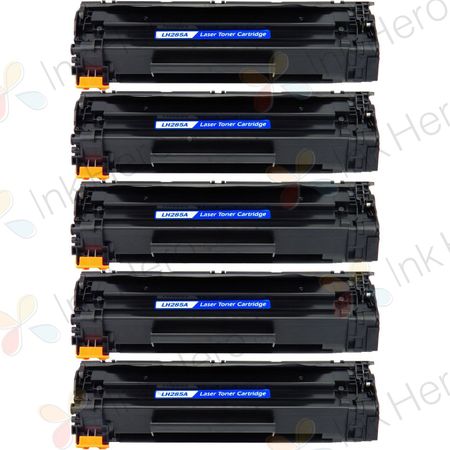 5 stuks HP 85A (CE285A) toner zwart (Ink Hero Huismerk)