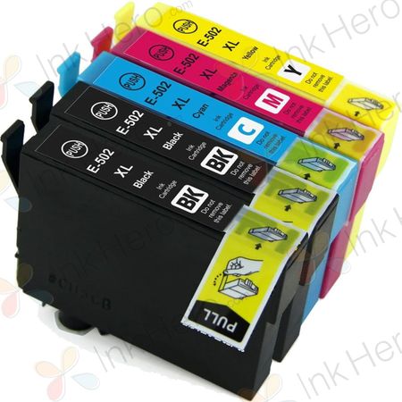 5 stuks Epson 502XL inktcartridges hoge capaciteit (Ink Hero Huismerk)