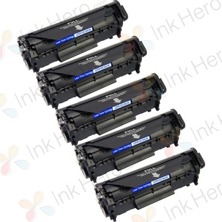 5 stuks Canon FX-10 (0263B002AA) toner zwart (Ink Hero Huismerk)