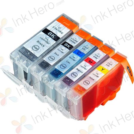 5 stuks Canon PGI-5 & CLI-8 inktcartridges (Ink Hero Huismerk)