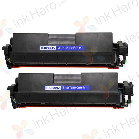 2 stuks HP 94A (CF294A) toner zwart (Ink Hero Huismerk)