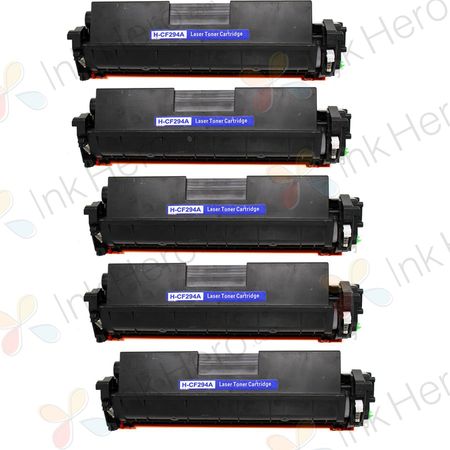 5 stuks HP 94A (CF294A) toner zwart (Ink Hero Huismerk)