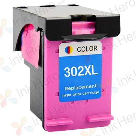 HP 302XL (F6U67AE) inktcartridge kleur hoge capaciteit (Ink Hero Huismerk)