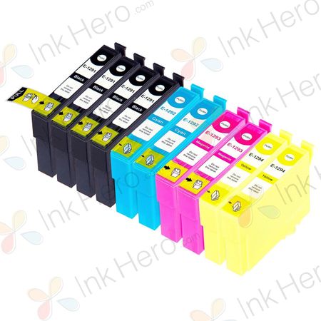 10 stuks Epson T1295 inktcartridges (Ink Hero Huismerk)