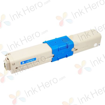 Oki 44973535 C301 / C321 toner cyaan (Ink Hero Huismerk)