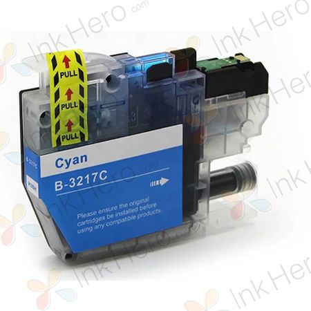 Brother LC3217C inktcartridge cyaan hoge capaciteit (Ink Hero Huismerk)