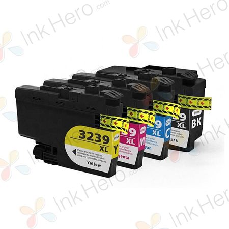 4 stuks Brother LC3239 inktcartridges ultra hoge capaciteit (Ink Hero Huismerk)