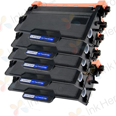 5 stuks Brother TN3480 toner zwart hoge capaciteit (Ink Hero Huismerk)