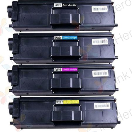 4 stuks Brother TN910XL toner ultra hoge capaciteit (Ink Hero Huismerk)